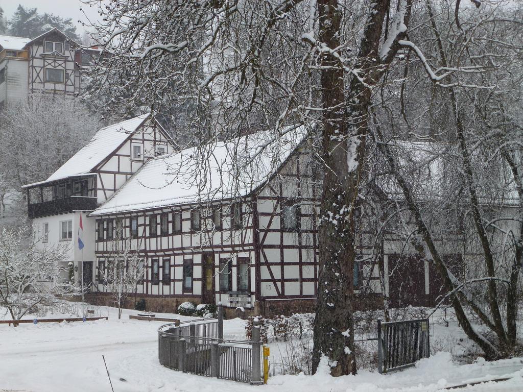 Hotel Pension Gelpkes Muehle บัดซัคซา ภายนอก รูปภาพ