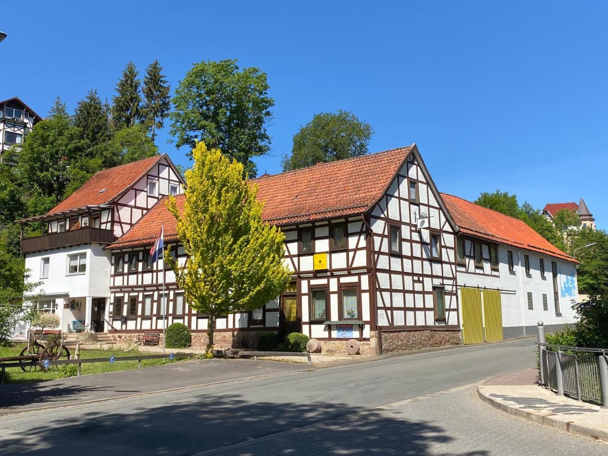 Hotel Pension Gelpkes Muehle บัดซัคซา ภายนอก รูปภาพ
